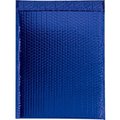 Box Packaging Glamour Bubble Mailers, 13"W x 17-1/2"L, Blue, 100/Pack GBM1317B